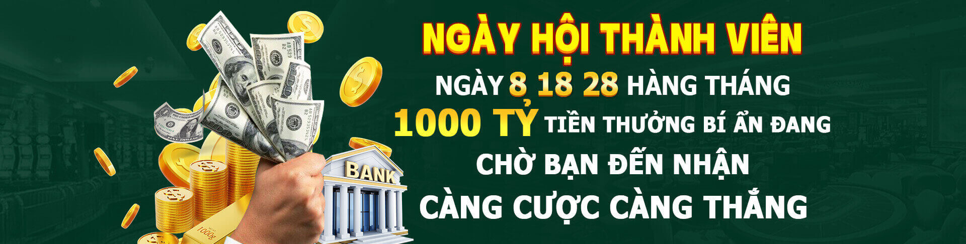 Ngày hội thành viên thưởng lên tới 1000 tỷ